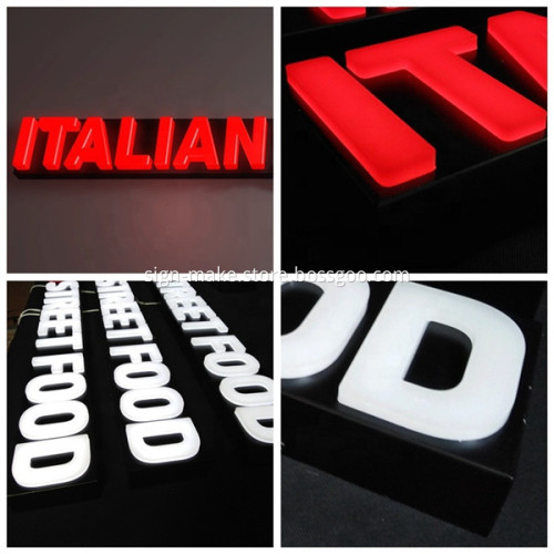 Custom Plastic Sign Lettering Letter for Signs